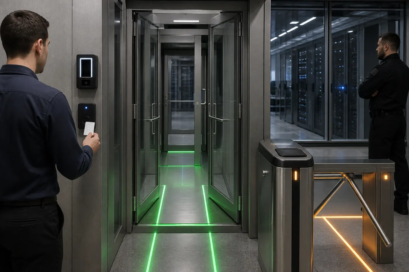 Data Center Access Control Systems: Identity, Authorization, Anti-Passback and Auditability