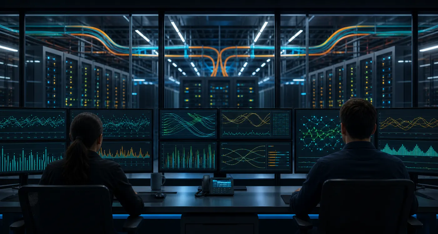 Monitoring Data Center Networks: Telemetry, Availability and Incident Evidence